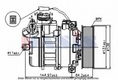 AKS DASIS 852740n -  Компрессор, кондиционер